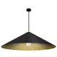 Pendant Lamp Fuji with shade Ø90cm Black Gold