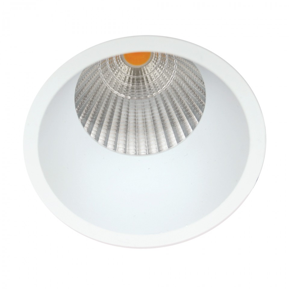 LED Σποτ Χωνευτό Dart 12W 4000K Στεγανό IP44 24° ⌀7,5cm Λευκό Ματ