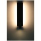LED Φωτιστικό Τοίχου Απλίκα Rido 12+3W 3000K 25° Μαύρο