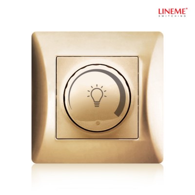 Ροοστάτης Dimmer LED 200W Χρυσό Ματ H-Series