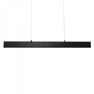 LED Κρεμαστό Φωτιστικό Pierce 90cm 18W Μαύρο