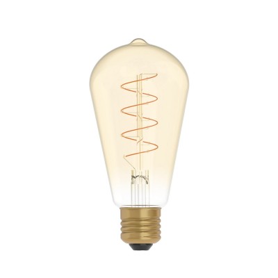 LED Bulb Filament E27 ST64 4W 1800K 220V Amber Dimmable