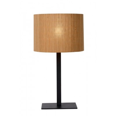 Table Lamp MAGIUS Ø28cm Light Wood Black