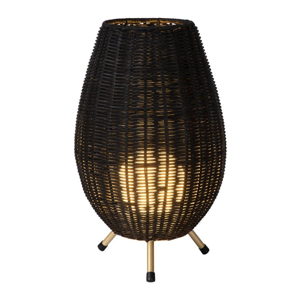 Table Lamp COLIN Ø22cm Black Brass