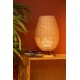 Table Lamp COLIN Ø22cm Light Wood Black