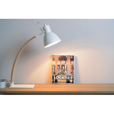 Table Lamp CURF White Light Wood