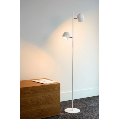 LED Floor Lamp SKANSKA 141cm Dimmable 3000K White