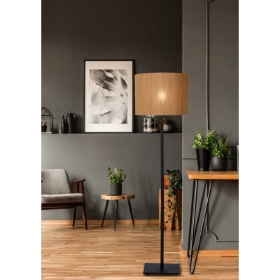 Floor Lamp MAGIUS Ø42cm 156,5cm Light Wood Black