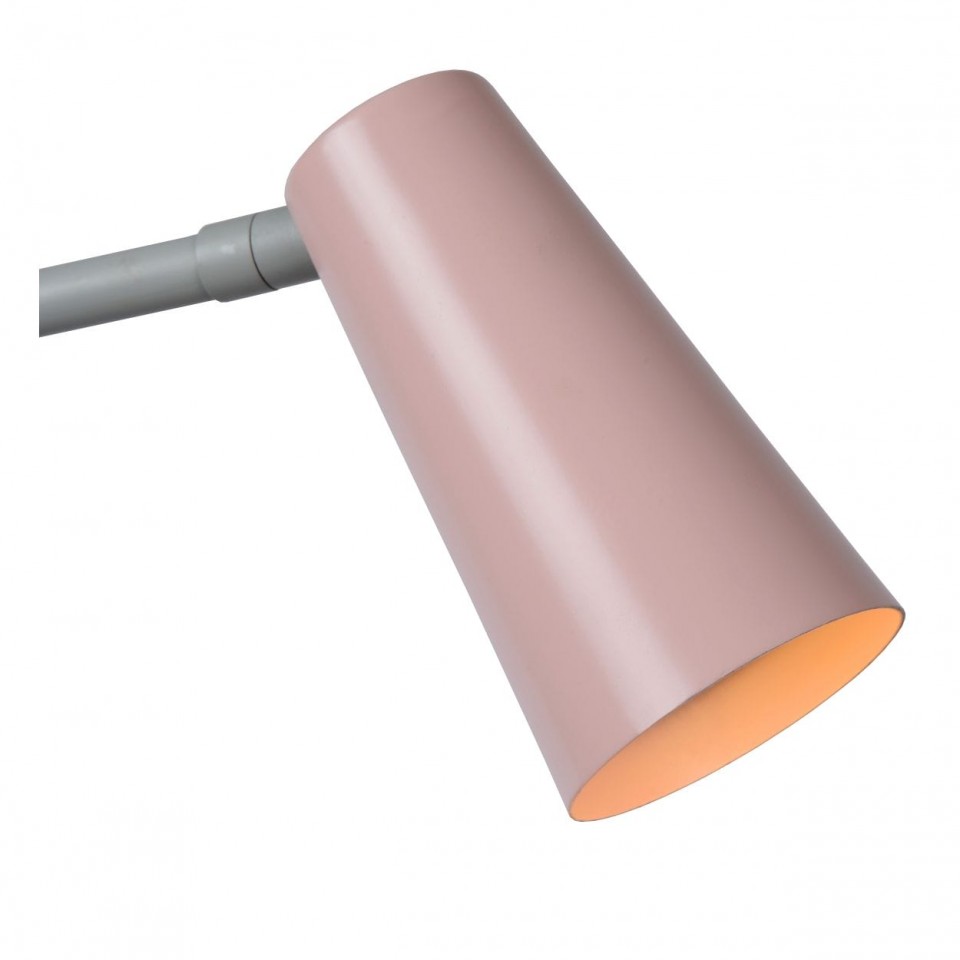Childrens Table Lamp DRISS Pink Grey