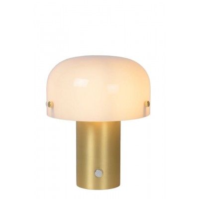 Table Lamp TIMON Brass Opal