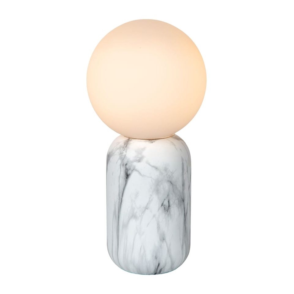 Table Lamp MARBOL Ø15cm White Opal