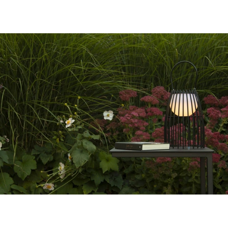 LED Outdoor Portable Lamp FJARA Ø17,5cm IP44 Dimmable 3200K Black