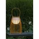 LED Outdoor Portable Lamp FJARA Ø17,5cm IP44 Dimmable 3200K Brown