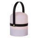 LED Outdoor Portable Lamp LITTLE JOE Ø10cm IP44 Dimmable 3200K Black White