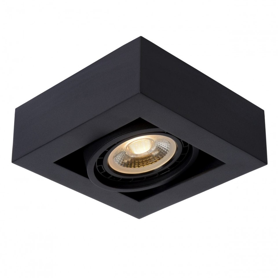 LED Σποτ Οροφής Zefix 1x12W 3000K Μαύρο