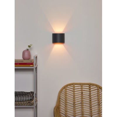 LED Wall Lamp XIO 11cm Dimmable 2700K Grey