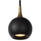 Multi-Light Pendant Lamp FAVORI 4xGU10 Black Brass