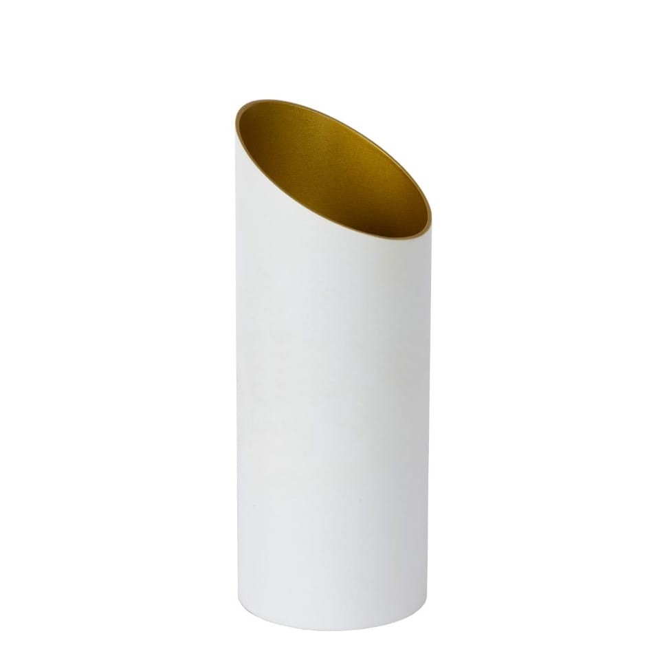 Επιτραπέζιο Φωτιστικό Quirijn Ø9,6cm Λευκό με Χρυσό