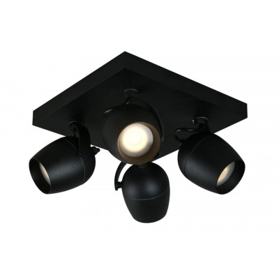 Ceiling Spot Lamp PRESTON IP44 Black