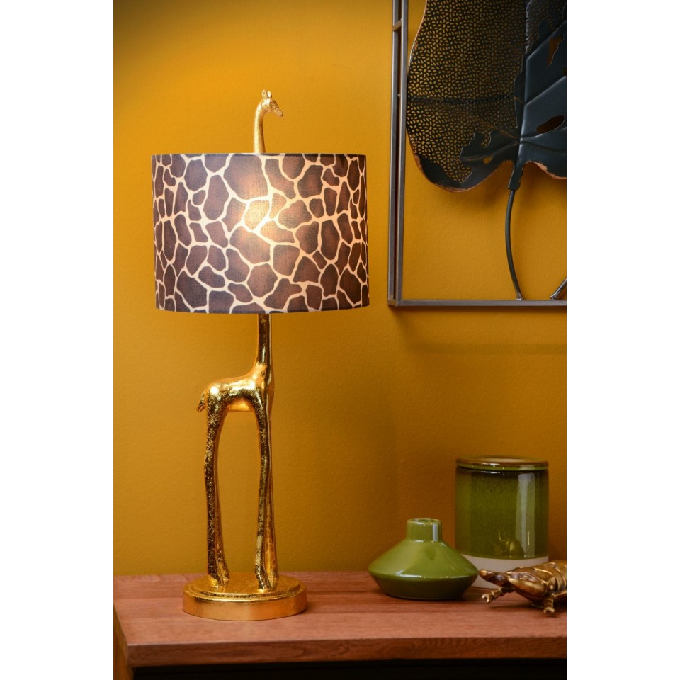 Table Lamp EXTRAVAGANZA MISS TALL Ø25cm Brass Brown