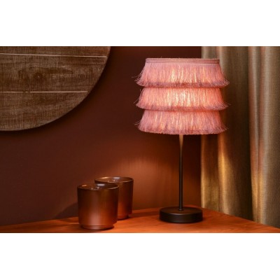Table Lamp EXTRAVAGANZA TOGO Ø18cm Pink Black