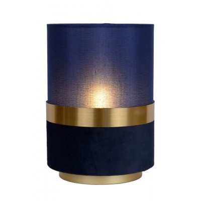 Table Lamp EXTRAVAGANZA TUSSE Ø15cm Blue Brass