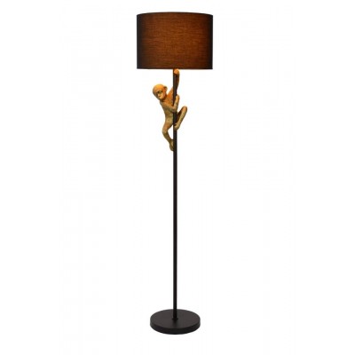 Floor Lamp EXTRAVAGANZA CHIMP Ø35cm 150cm Black Gold