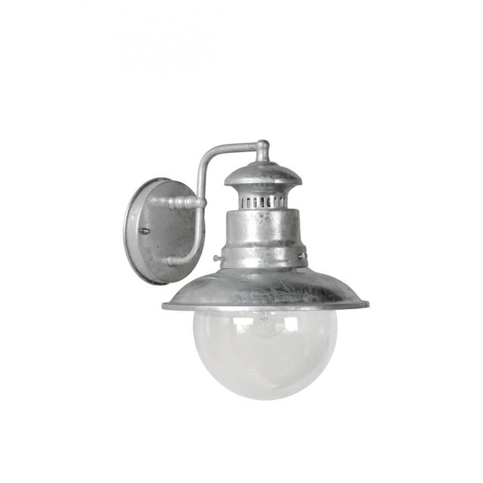 Outdoor Wall Lamp FIGO IP44 Silver Grey