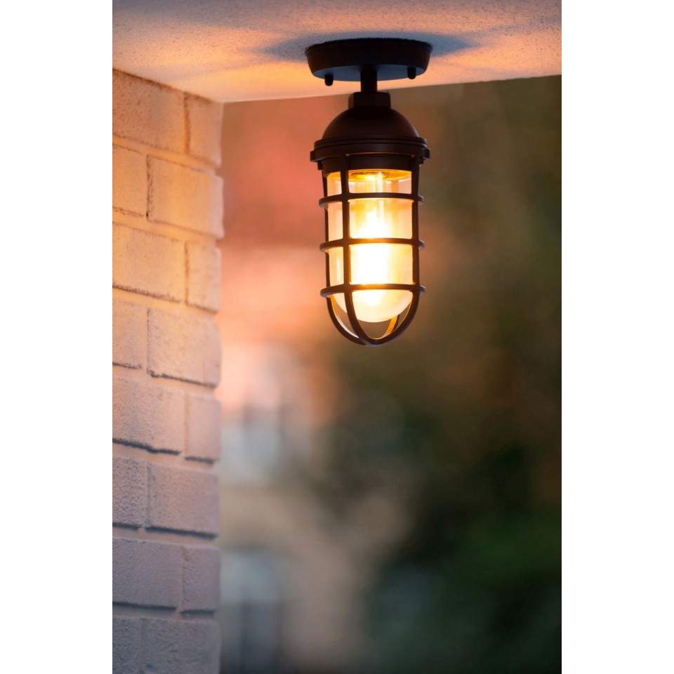 Outdoor Ceiling Lamp LIMAL IP44 Black