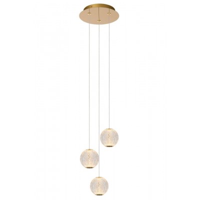 LED Pendant Lamp CINTRA Ø25cm 3000K Brass
