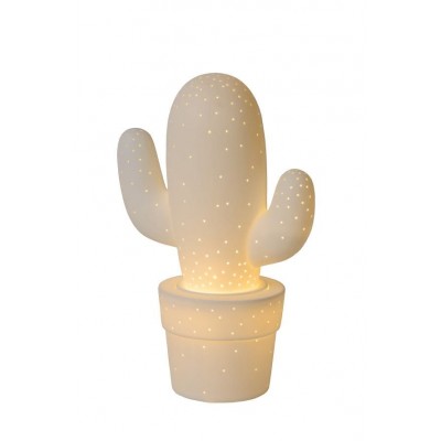 Επιτραπέζιο Φωτιστικό Cactus Λευκό
