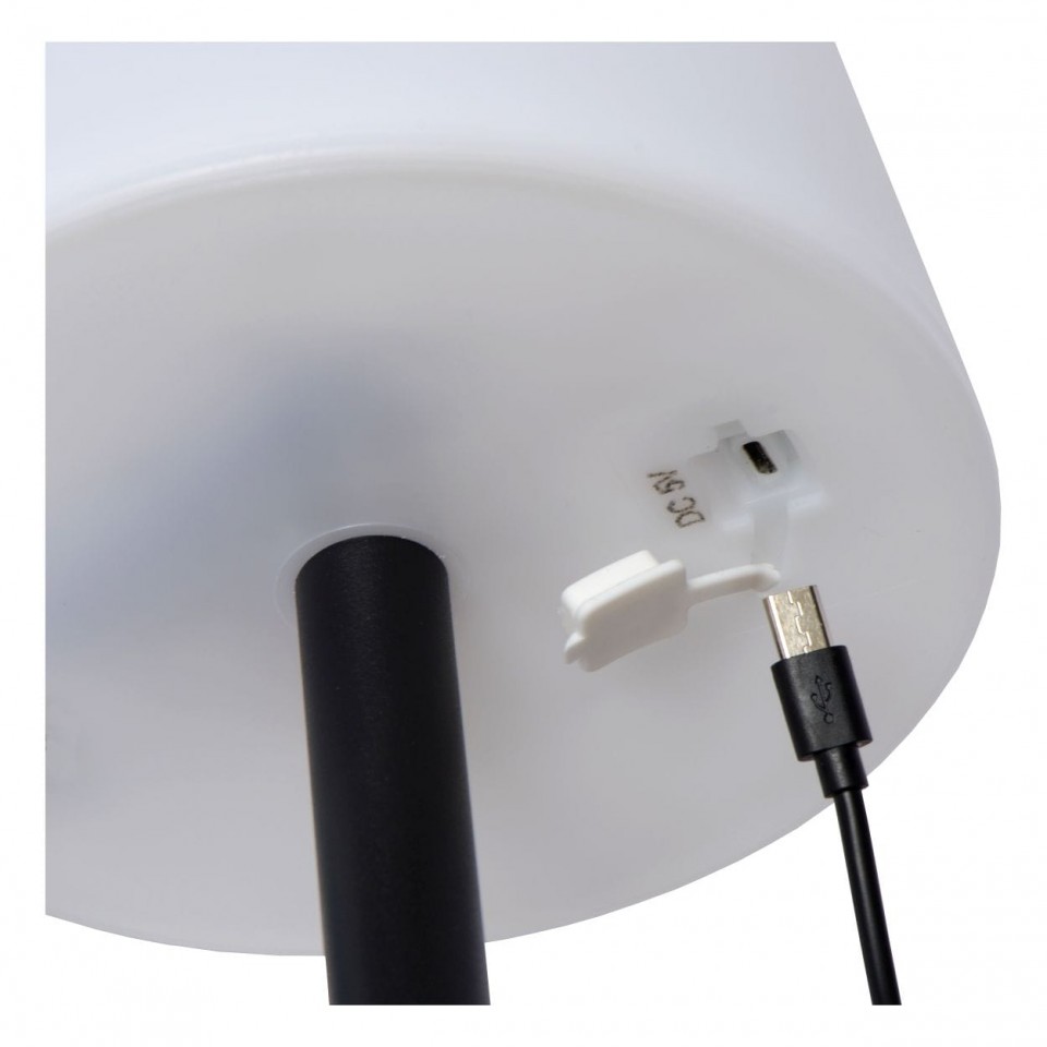 LED Outdoor Portable Lamp RIO Ø15,5cm IP44 Dimmable 3000K Multi-colour Black