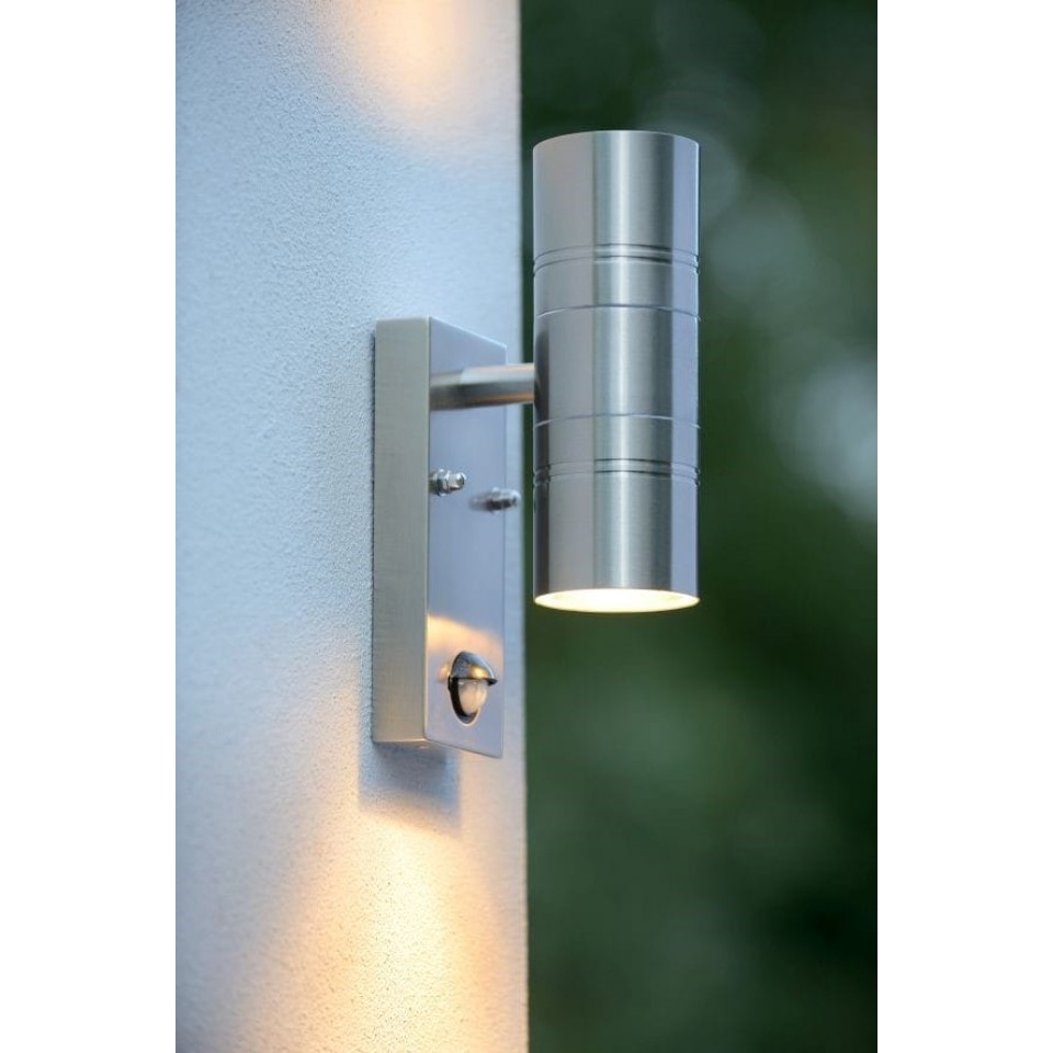LED Outdoor Wall Spot Lamp ARNE-LED Ø6,3cm IP44 2700K Silver
