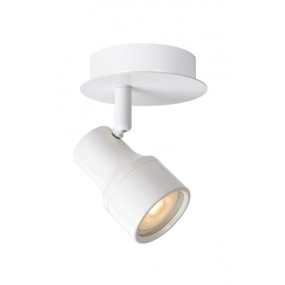 LED Σποτ Οροφής Sirene-Led Ø10cm 1x5W IP44 Dimmable 3000K Λευκό