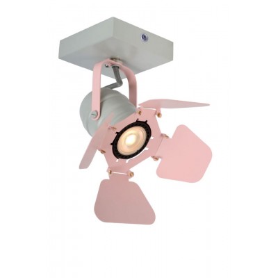 Children's Ceiling Spot Lamp PICTO Pink Grey