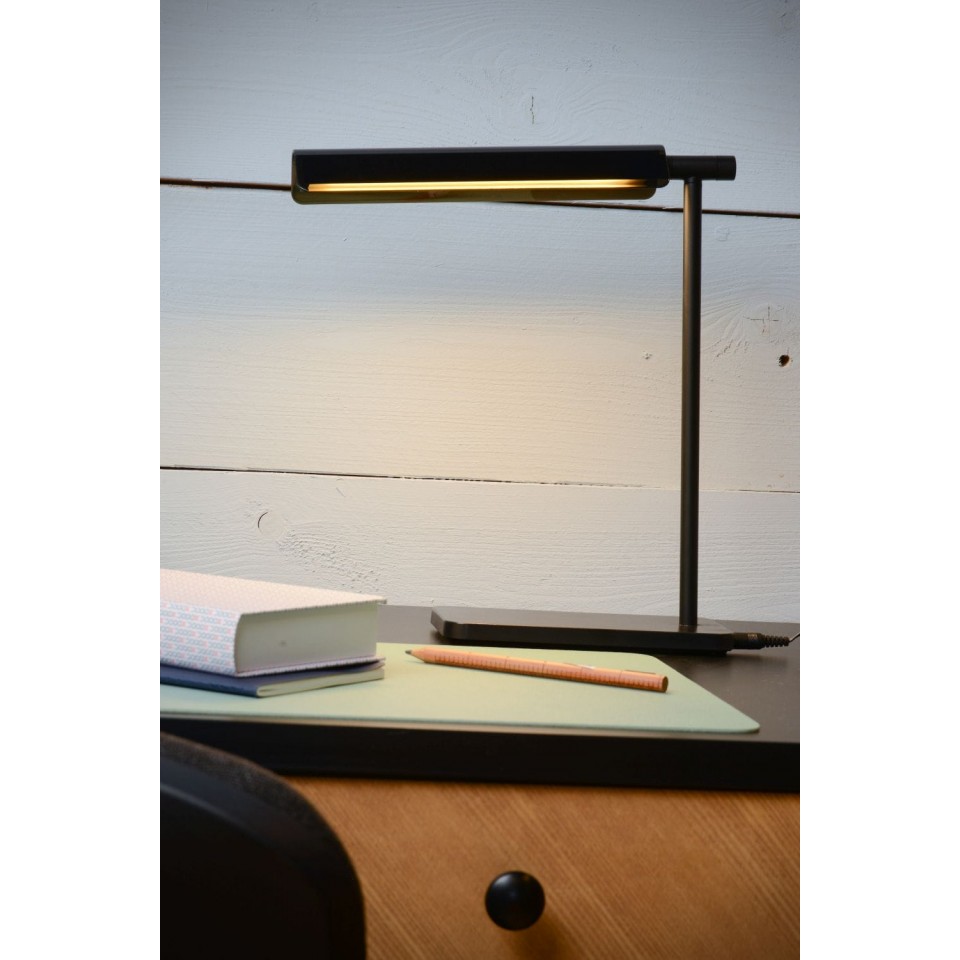 LED Table Lamp LEVI Dimmable 6500K Black