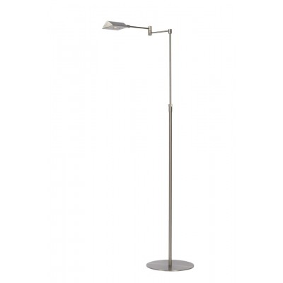 LED Floor Lamp NUVOLA Ø20cm 126cm Dimmable 3000K Silver