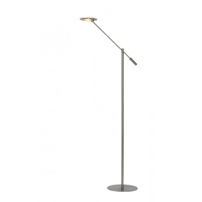 LED Floor Lamp ANSELMO Ø25cm 140cm Dimmable 3000K Silver