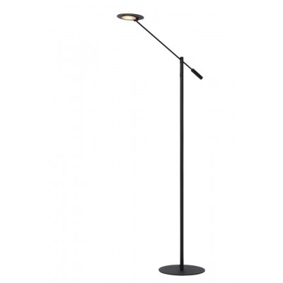 LED Floor Lamp ANSELMO Ø25cm 140cm Dimmable 3000K Black