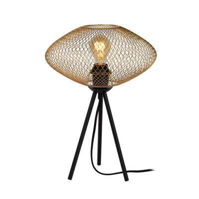 Table Lamp MESH Ø30cm Brass Black