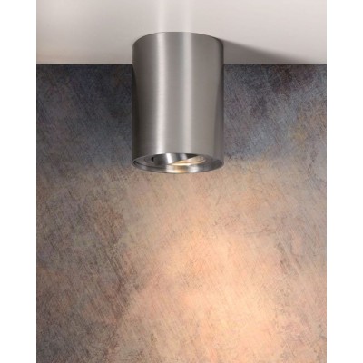Ceiling Spot Lamp TUBE Ø9,6cm Silver