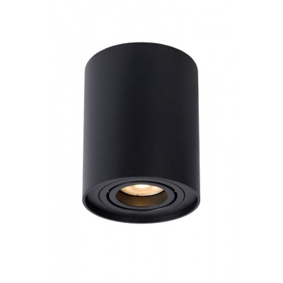 Σποτ Οροφής Tube Cylinder Ø9,6cm Μαύρο