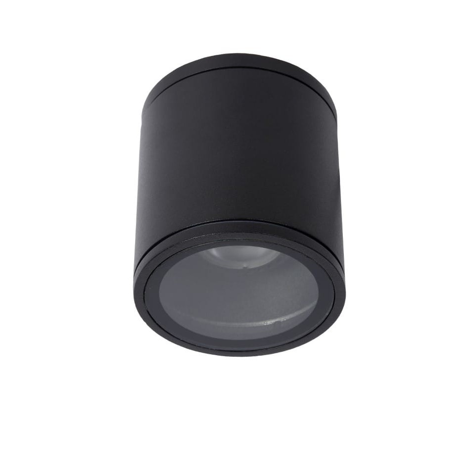 Ceiling Spot Lamp AVEN Ø9cm IP65 Black