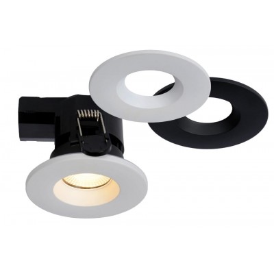 LED Recessed Ceiling Spot Lamp BINKY LED Ø8,8cm IP65 Dimmable 3000K Black White