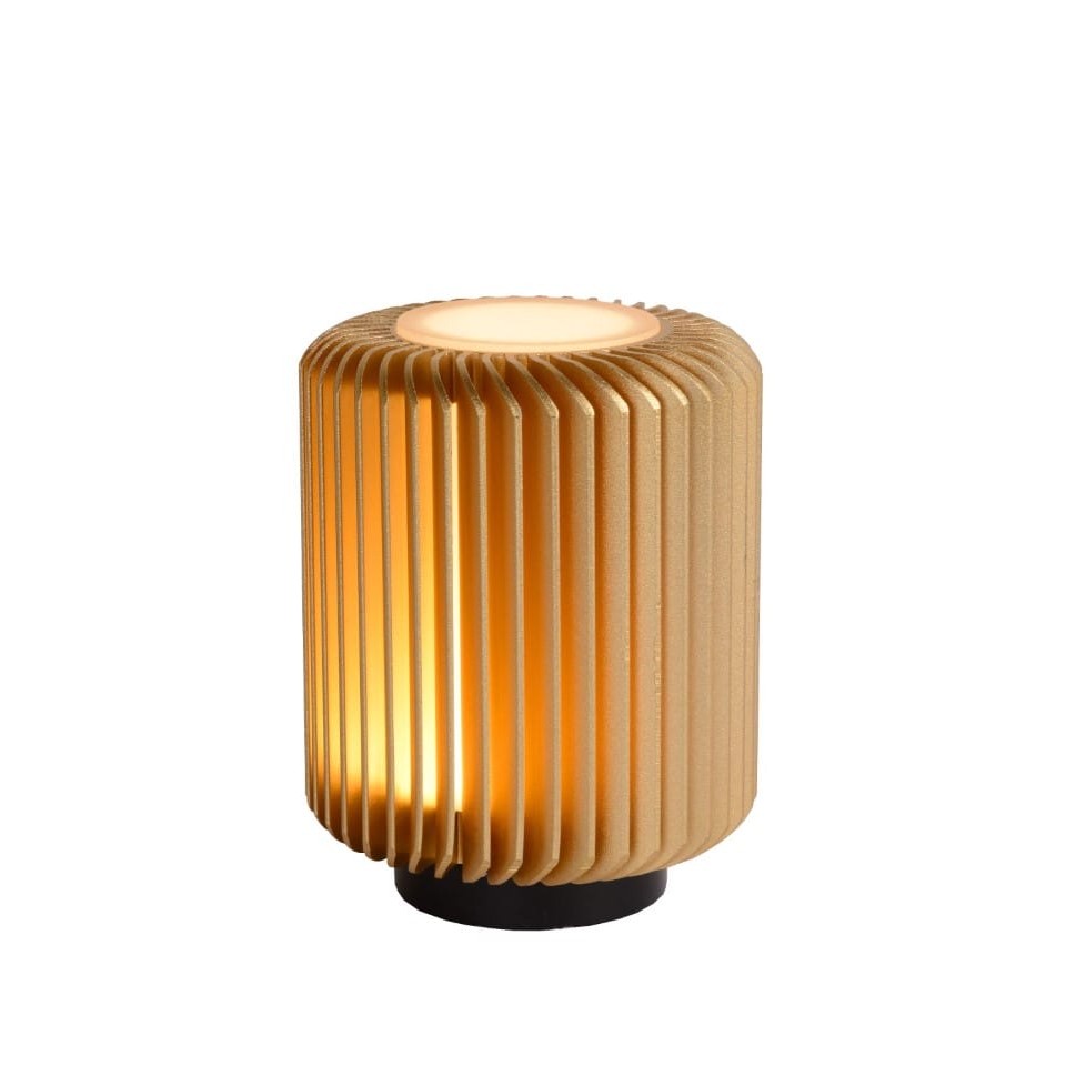 LED Table Lamp TURBIN Ø10,6cm 3000K Brass Black