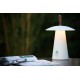 LED Outdoor Portable Lamp LA DONNA Ø19,7cm IP54 Dimmable 2700K White