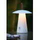 LED Outdoor Portable Lamp LA DONNA Ø19,7cm IP54 Dimmable 2700K White