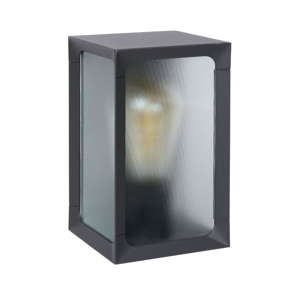Outdoor Wall Lamp CAGE IP44 Grey Opal