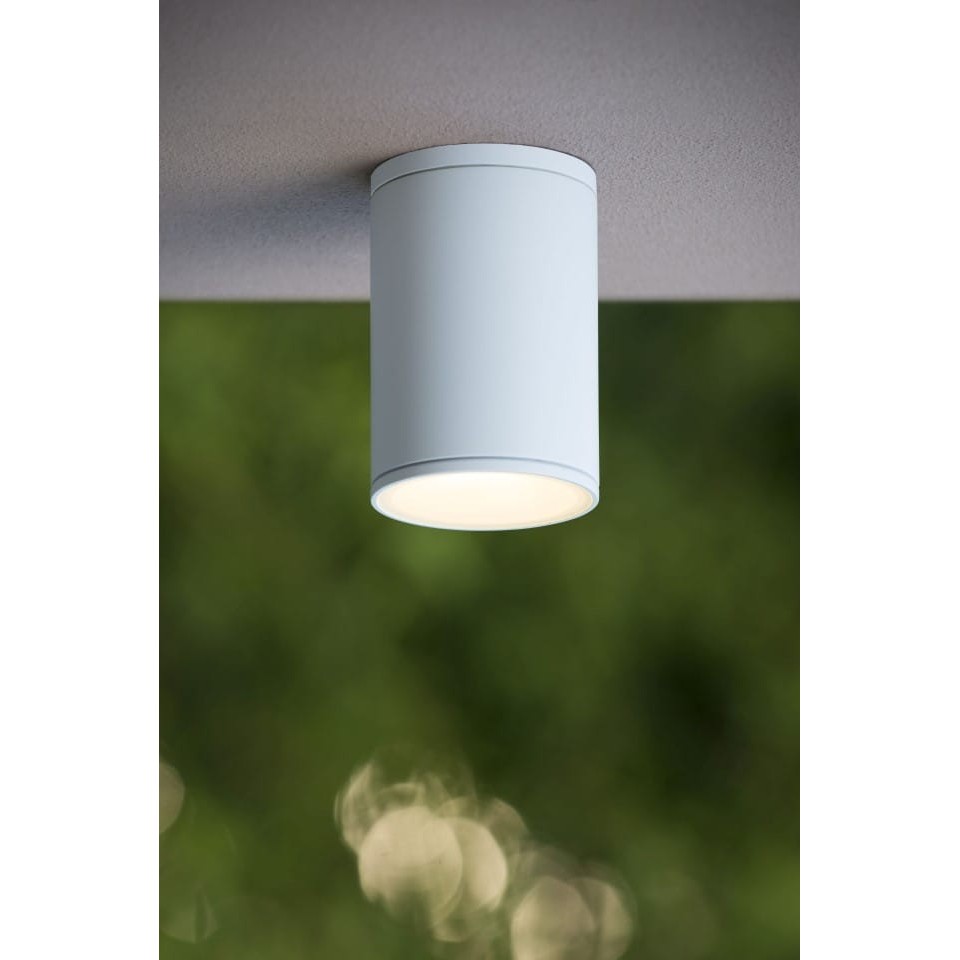 Outdoor Ceiling Spot Lamp TUBIX Ø10,8cm IP54 White