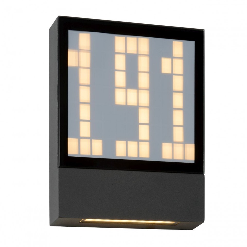 LED Outdoor Wall Lamp DIGIT IP54 2700K Grey